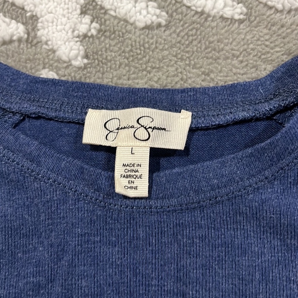 Like New Girl’s Jessica Simpson super soft Jet Setter long-sleeve top size L - Picture 3 of 4